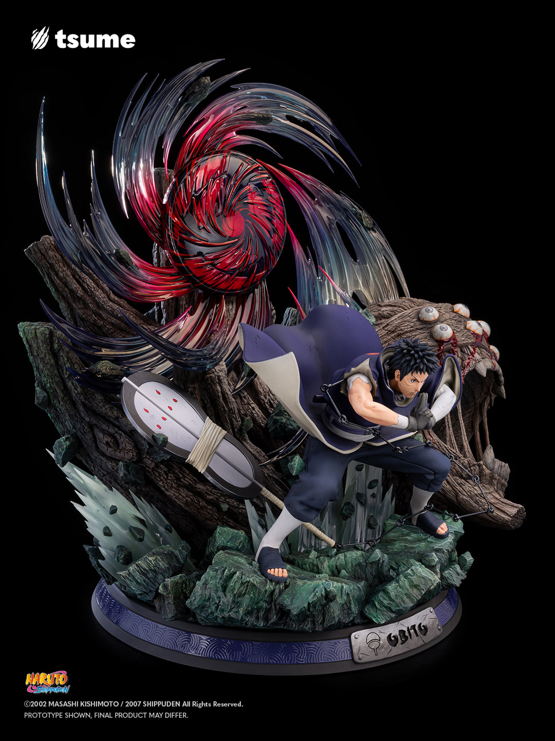 Tsume Art - HQS Dioramax 1/6 - Naruto Shippuden - Obito Uchiwa Statue 54cm