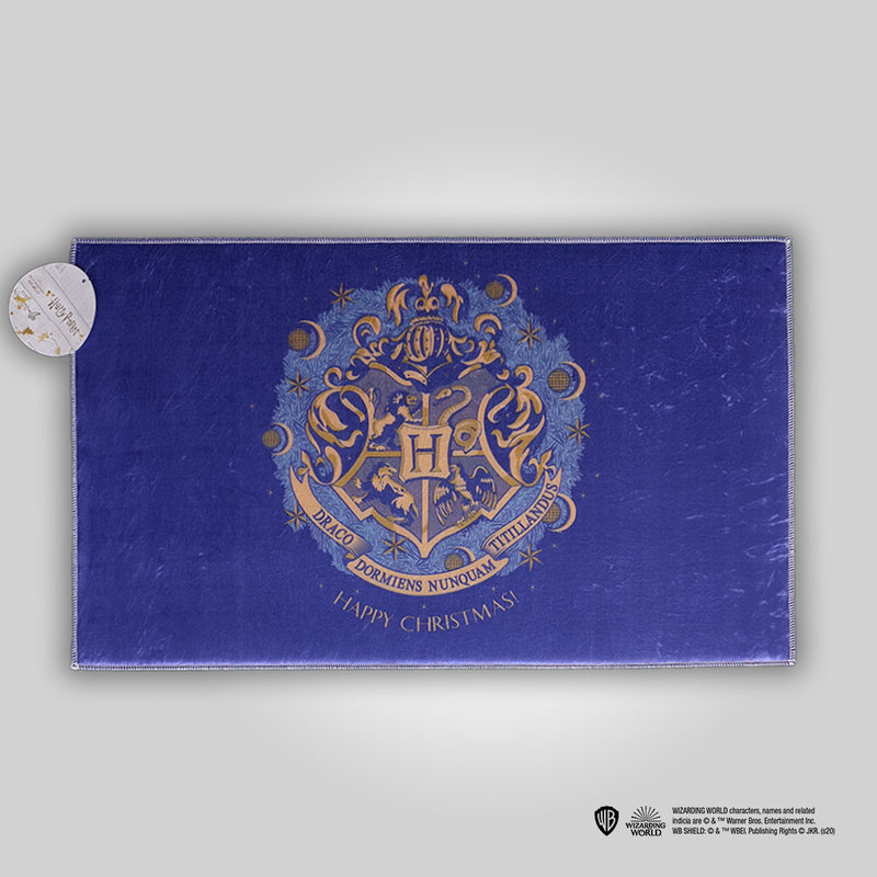 Wizarding World - Harry Potter - Paillasson - Logo de Noël de Poudlard 45x75cm