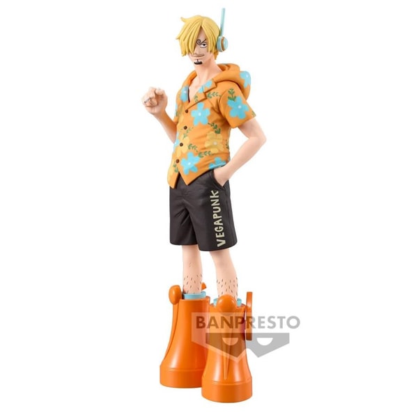 One Piece - DXF - The Grandline Series - Egghead Sanji Statue 17cm - flash vidéo