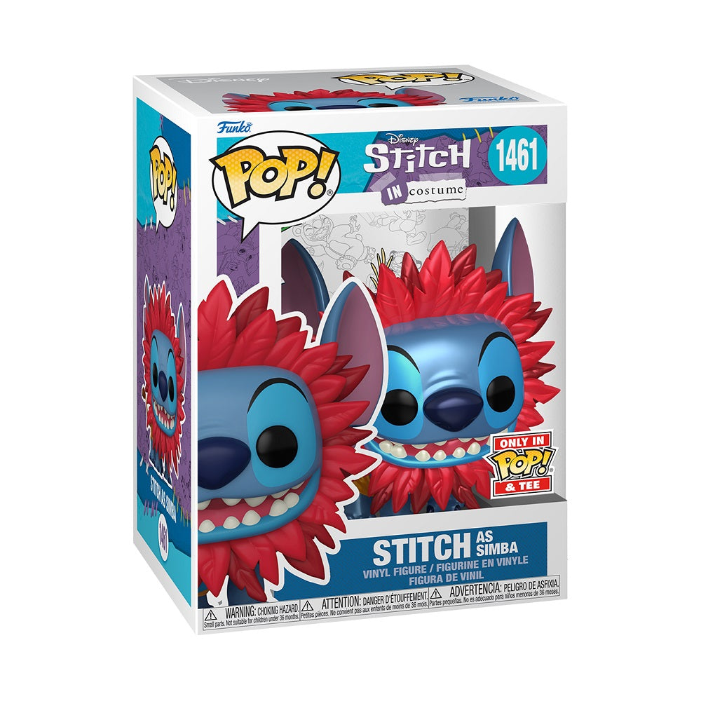 Funko Pop! & Tee: Stitch Costume - Simba - M - flash vidéo