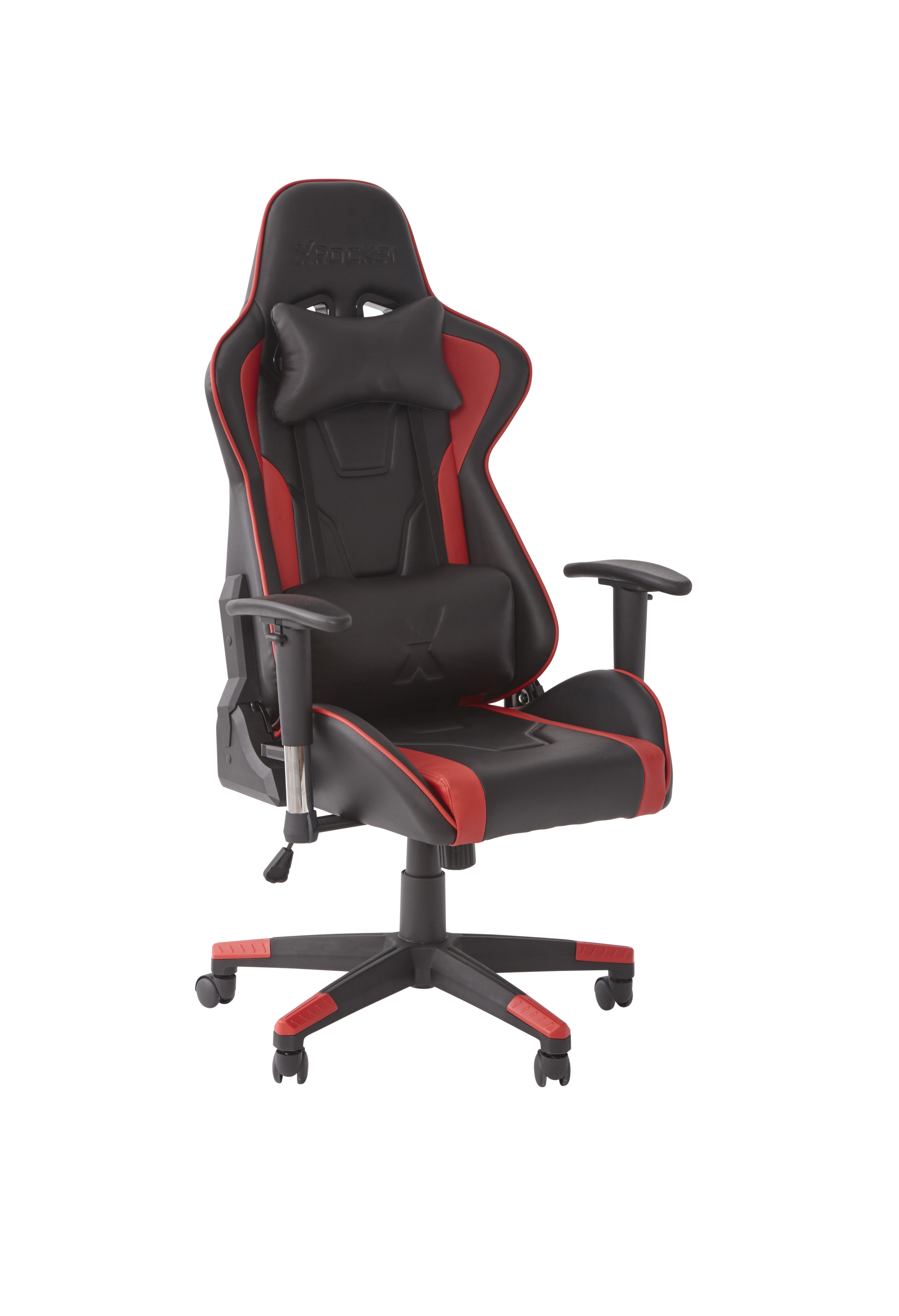 X Rocker - Bravo PC Office Red and Black Gaming Chair - flash vidéo