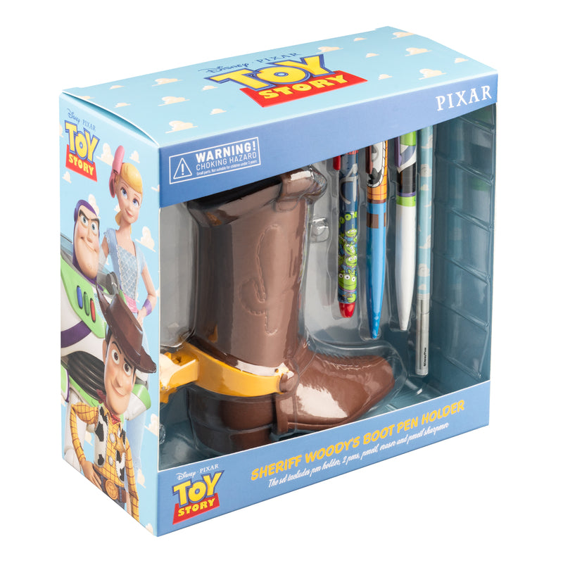 Disney/Pixar - Toy Story - Pot à crayons et ensemble d'écriture botte de Woody