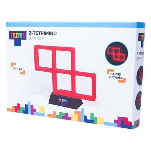 Tetris - Lampe murale néon rouge - flash vidéo