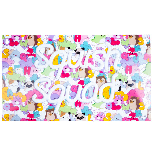Squishmallows - Lampe murale néon Squish Squad - flash vidéo