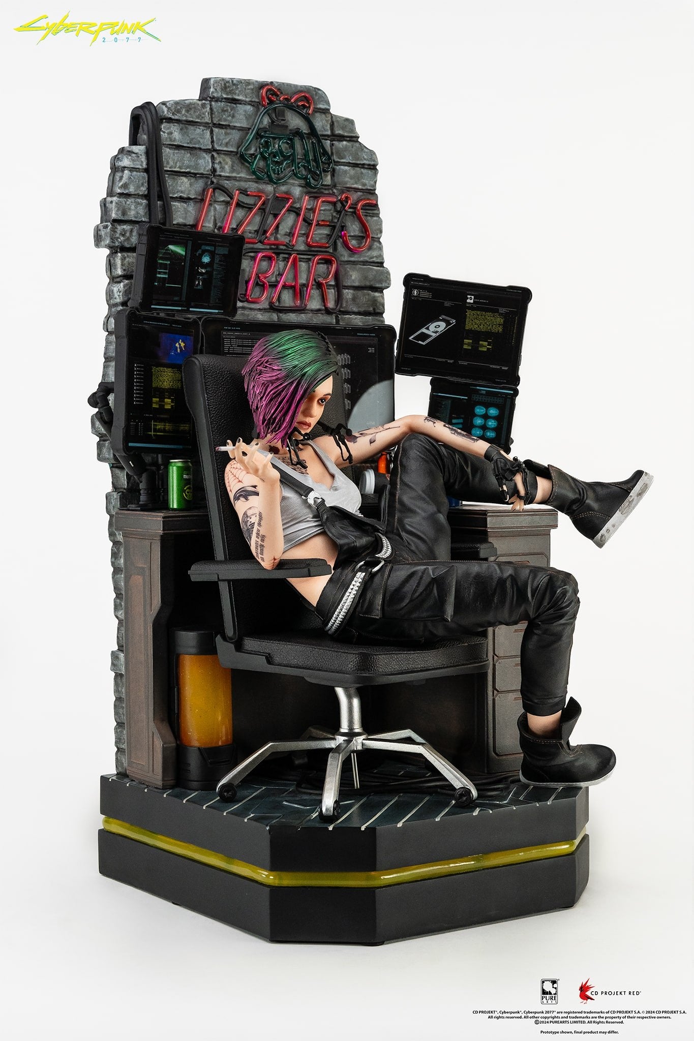 PureArts - 1:4 Scale Statues - Cyberpunk 2077 - Judy Alvarez Statue 51cm - flash vidéo