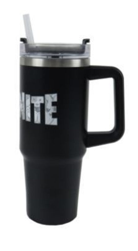 Fortnite - Mug Isotherme avec paille à double paroi "Where We Droppin?" 880ml
