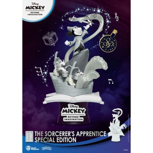 Disney - Diorama-018 - Mickey Beyond Imagination - L'Apprenti sorcier Édition Spéciale 15cm - flash vidéo