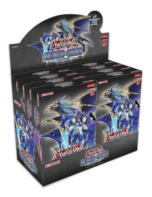 Yu-Gi-Oh! JCC - Display de Set de Collectionneur Batailles de Légende : Chapitre 1 (Tuckbox x8) - flash vidéo