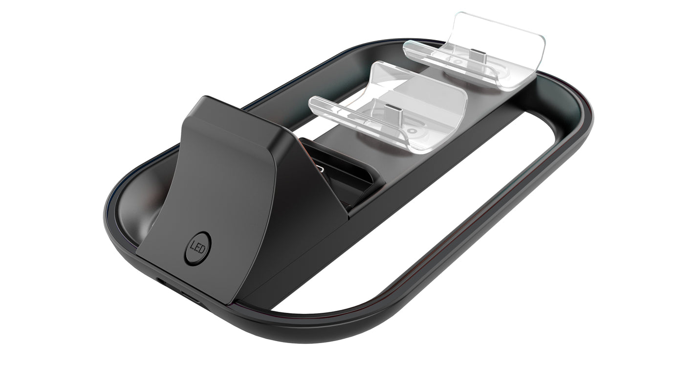 Chargeur Tridock RVB pour manettes pro et console Nintendo Switch 2