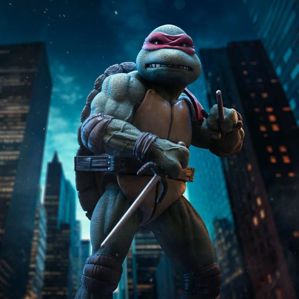 Iron Studios - Art Scale 1/10 - Teenage Mutant Ninja Turtles - Raphaël Statue 21cm - flash vidéo