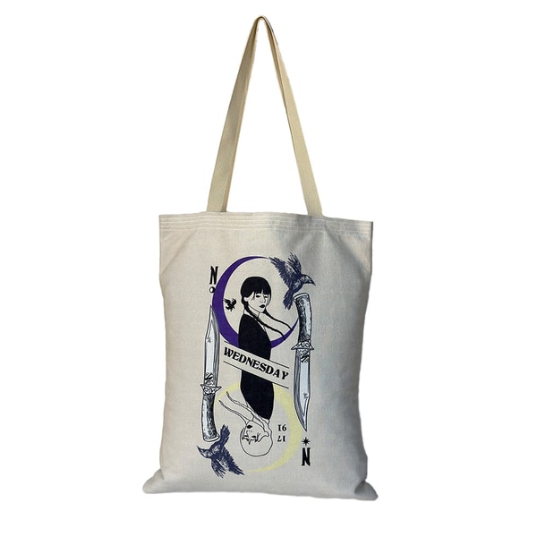 Netflix - Mercredi - Tote Bag - Mercredi et Enid - flash vidéo