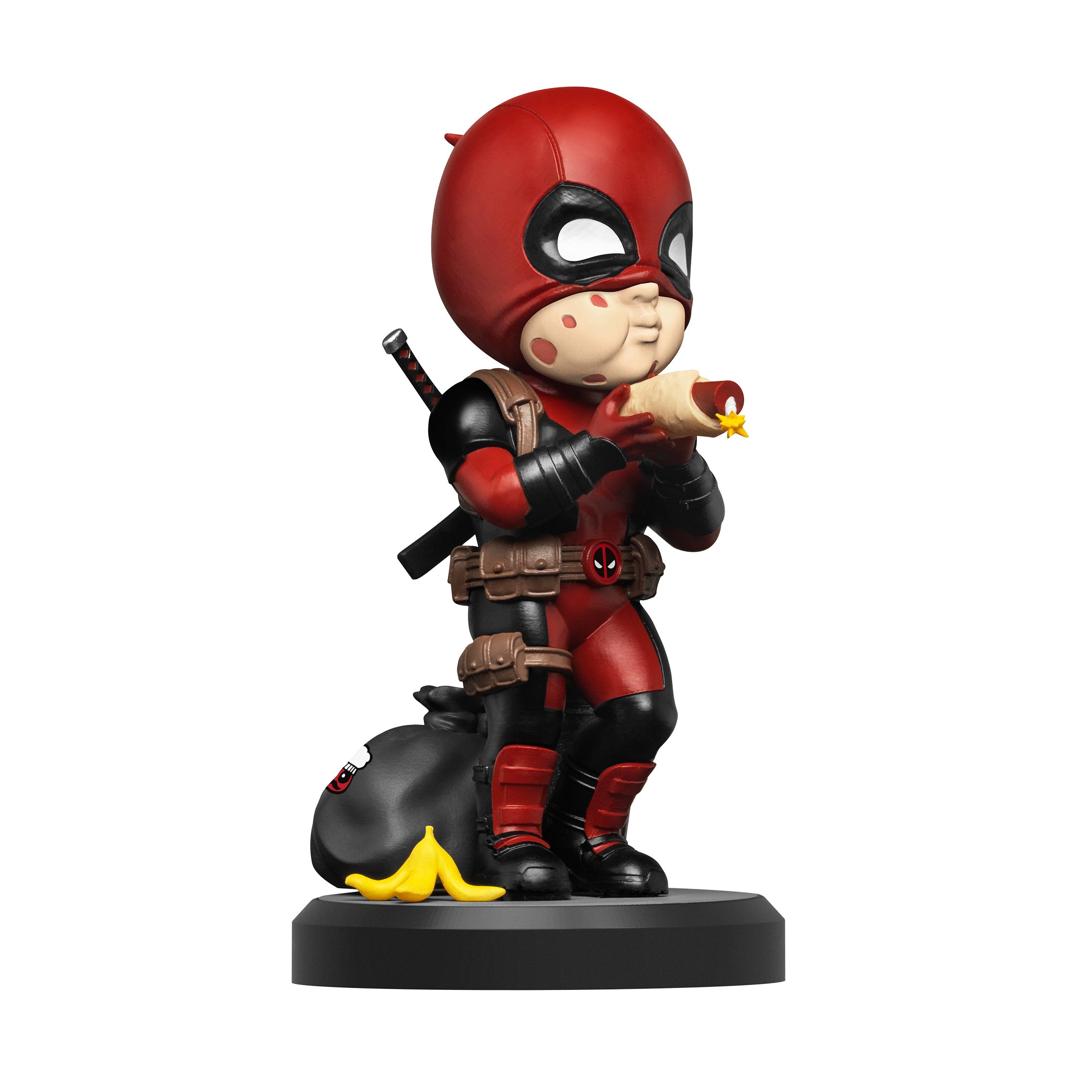 YuMe Hero Box Action Series - Display blind box de figurines Deadpool 8cm (12 unités)