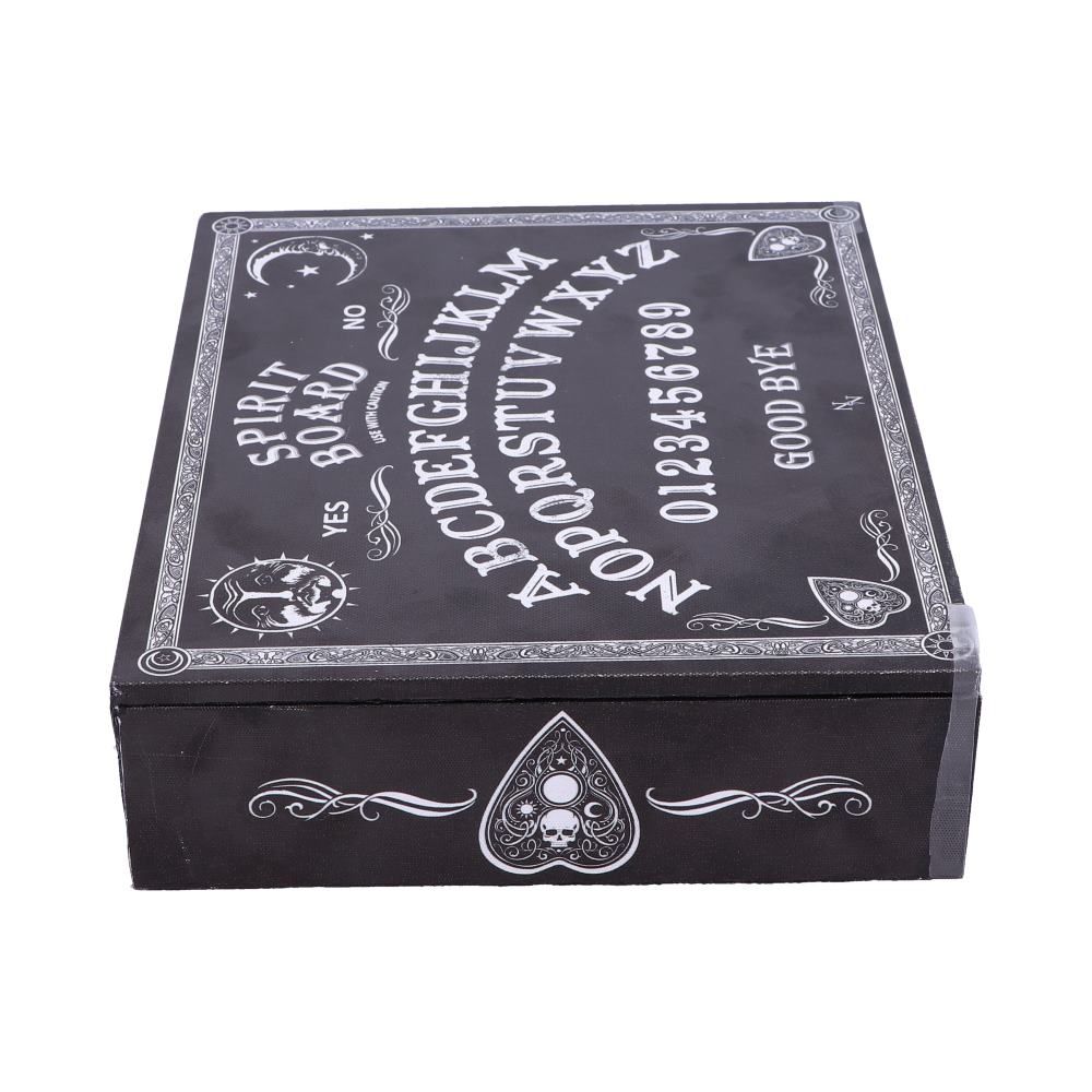 Spirit Board - Coffret à bijoux avec miroir noir et blanc 25cm