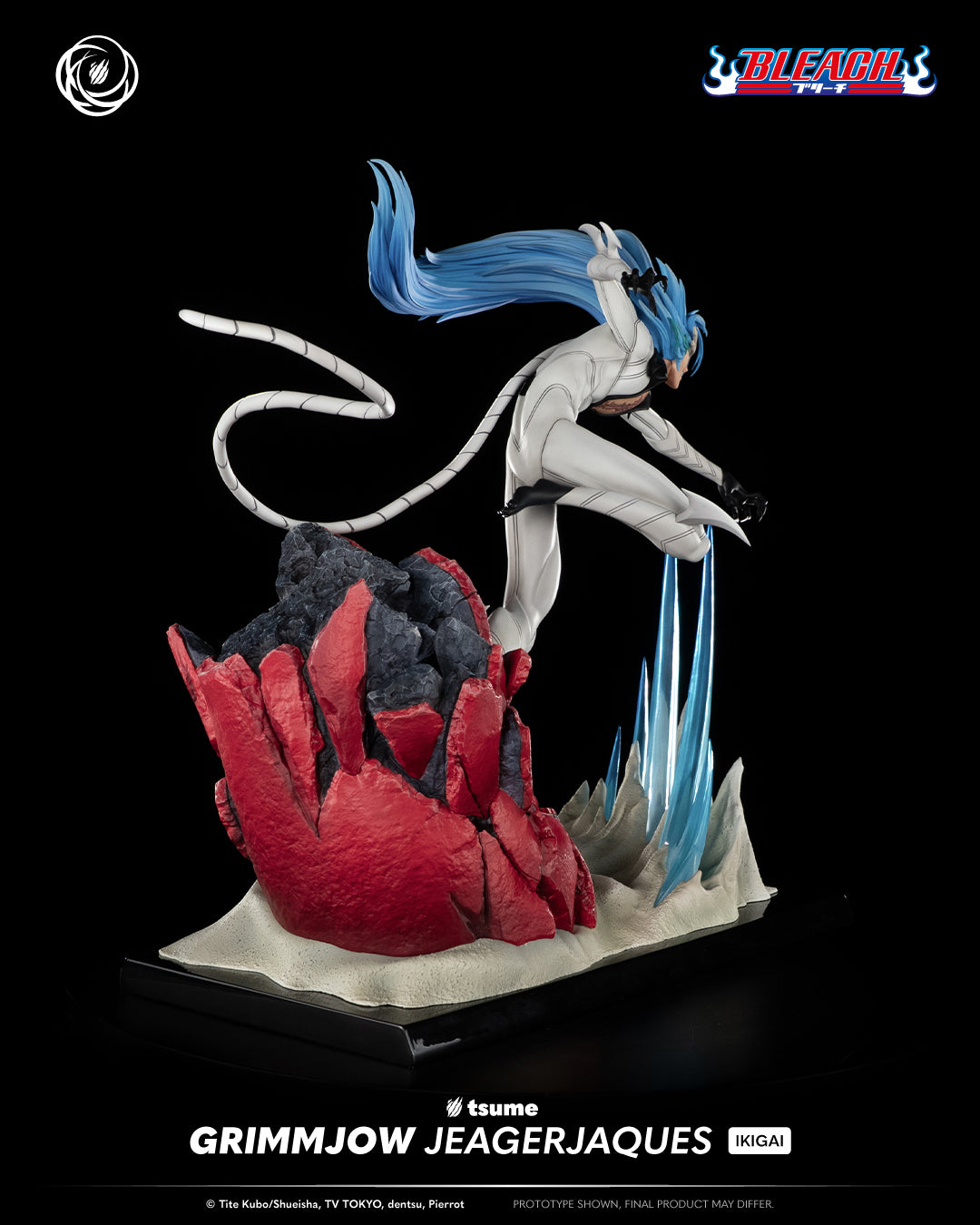 Tsume Art - IKIGAI 1/6 - Bleach - Grimmjow Jaggerjack Statue 36cm