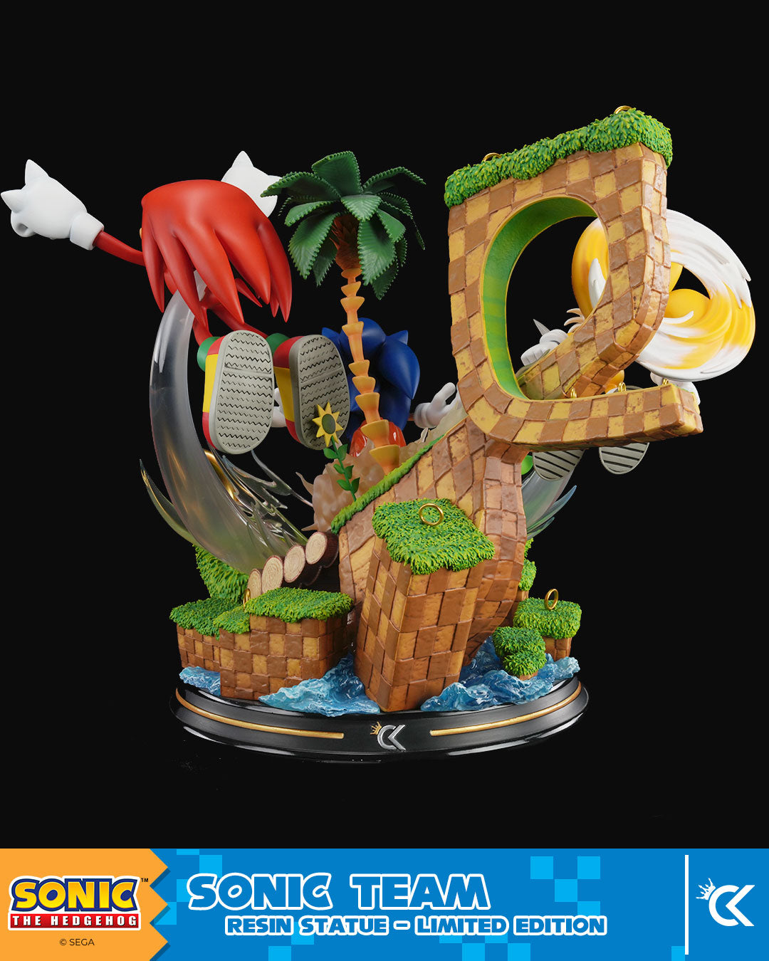 Cartoon Kingdom - 1:6 Statues - Sonic the Hedgehog - Sonic Team Édition Limitée Statue 35cm