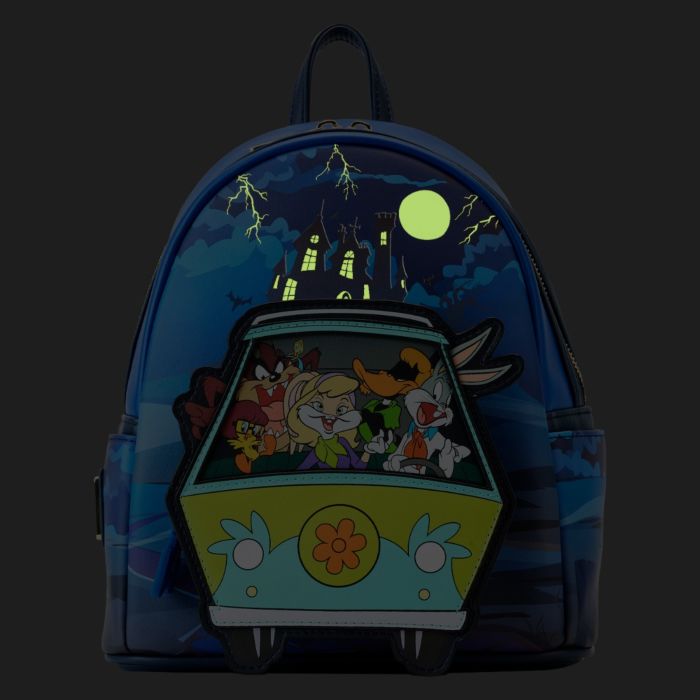 Loungefly: Warner Bros 100TH Anniversary - Looney Tunes: Scooby Mash-Up Mini Backpack - flash vidéo