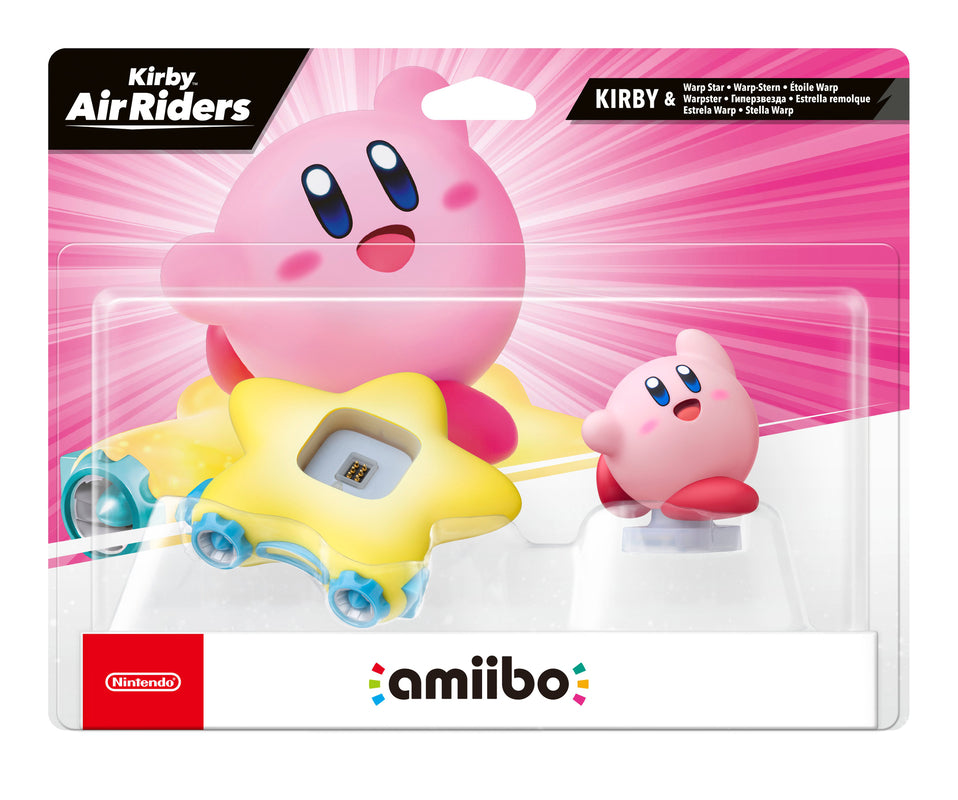 Amiibo Kirby et Étoile Warp - Kirby Air Riders Collection