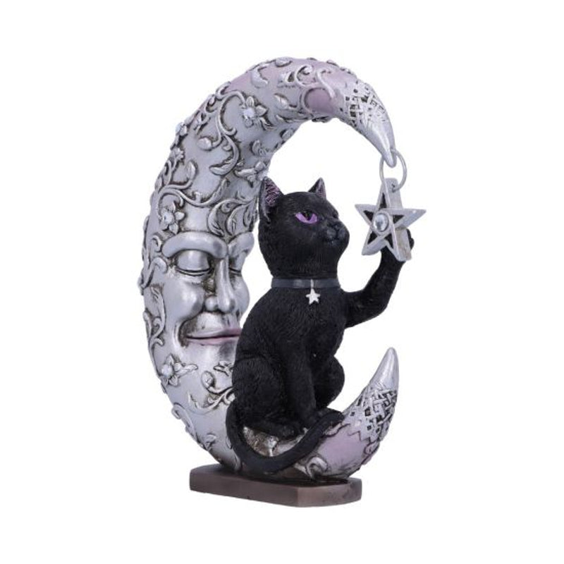 Figurine d'ornement Luna Compagnon de la lune et du chat 18.8cm