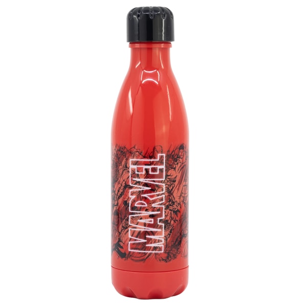 Marvel - Bouteille d'eau Marvel Patern (PP) - 660ml - flash vidéo