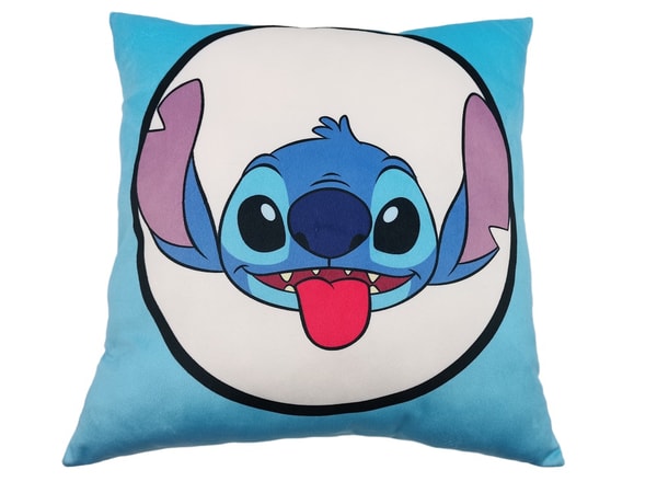 Lilo et Stitch - Coussin double face Stitch avec lunette de soleil (40x40cm) - flash vidéo