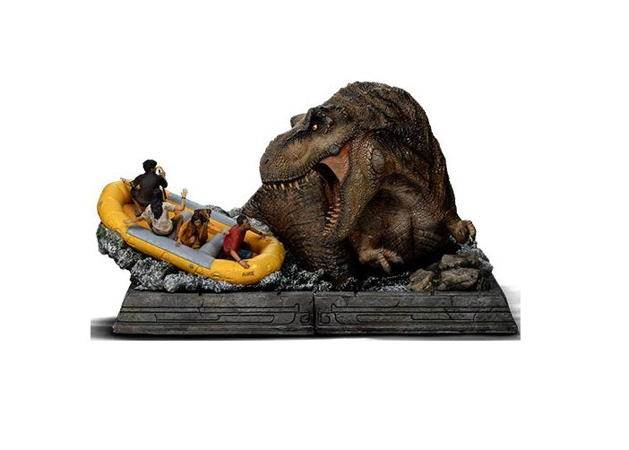 Iron Studios - Demi Art Scale 1/20 - Jurassic World: Rebirth - T-Rex River Attack Statue 22cm