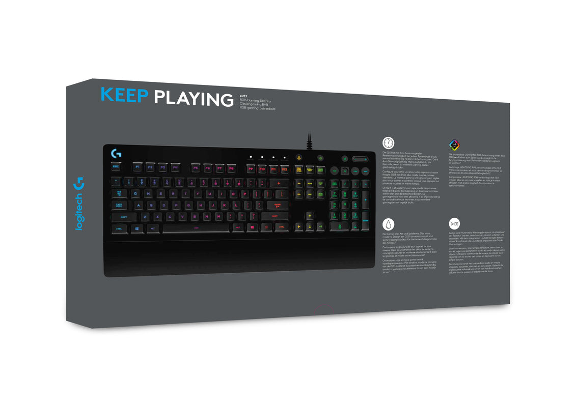 Logitech Clavier de jeu G213 Prodigy - Azerty BE