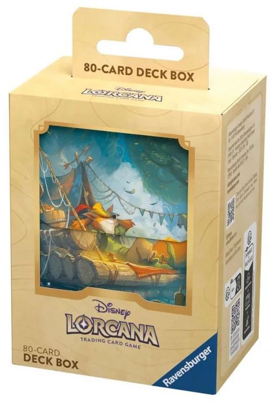 Disney Lorcana JCC : Les Terres d'Encres - Boîte de deck de 80 cartes Robin des Bois - flash vidéo
