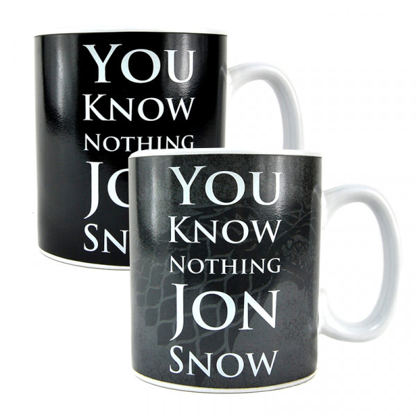 Game of Thrones - You Know Nothing Jon Snow Heat Changing Mug 400ml