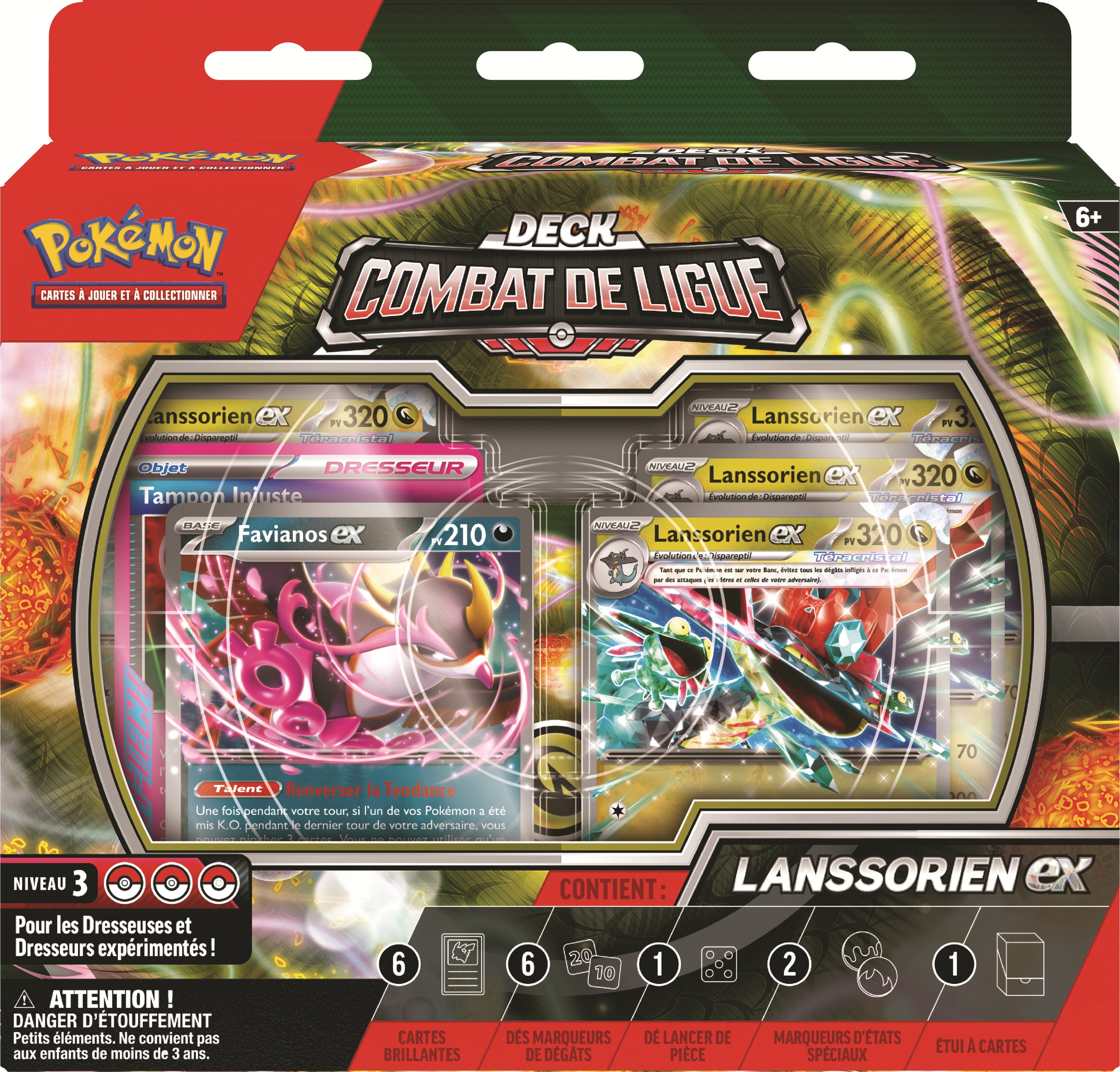 Pokémon JCC : Deck Combat de Ligue Lanssorien-ex - flash vidéo