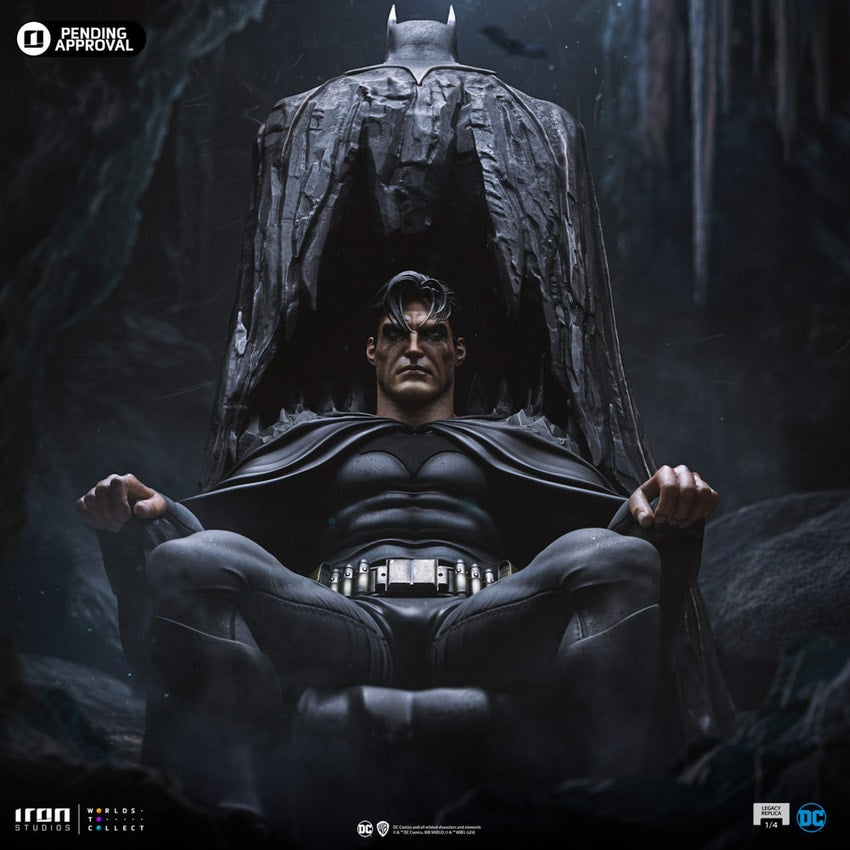 Iron Studios - Legacy Replica 1/4 - DC Comics - Batman et Bruce Wayne Statue 78cm - flash vidéo