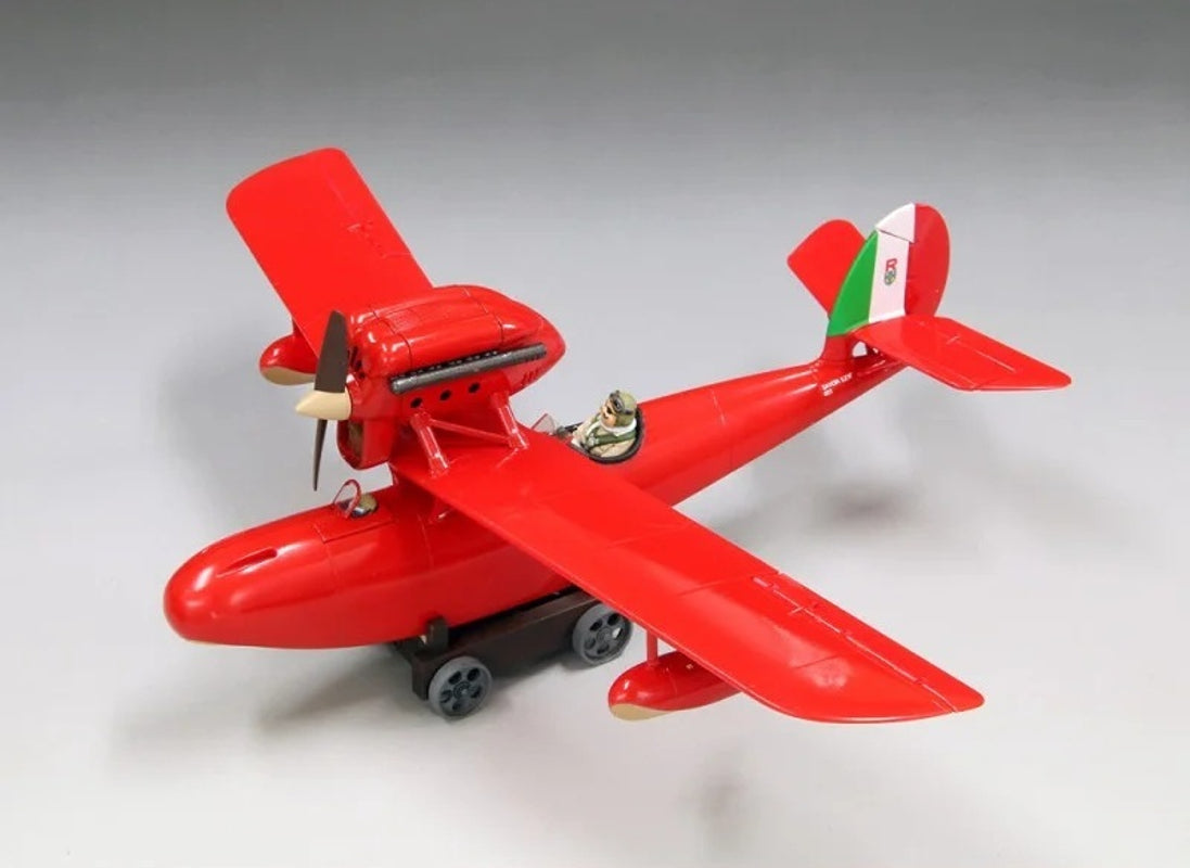 Ghibli - Porco Rosso - Maquette d'hydravion Savoia S.21F Version 2 et figurine de Gina au 1/48