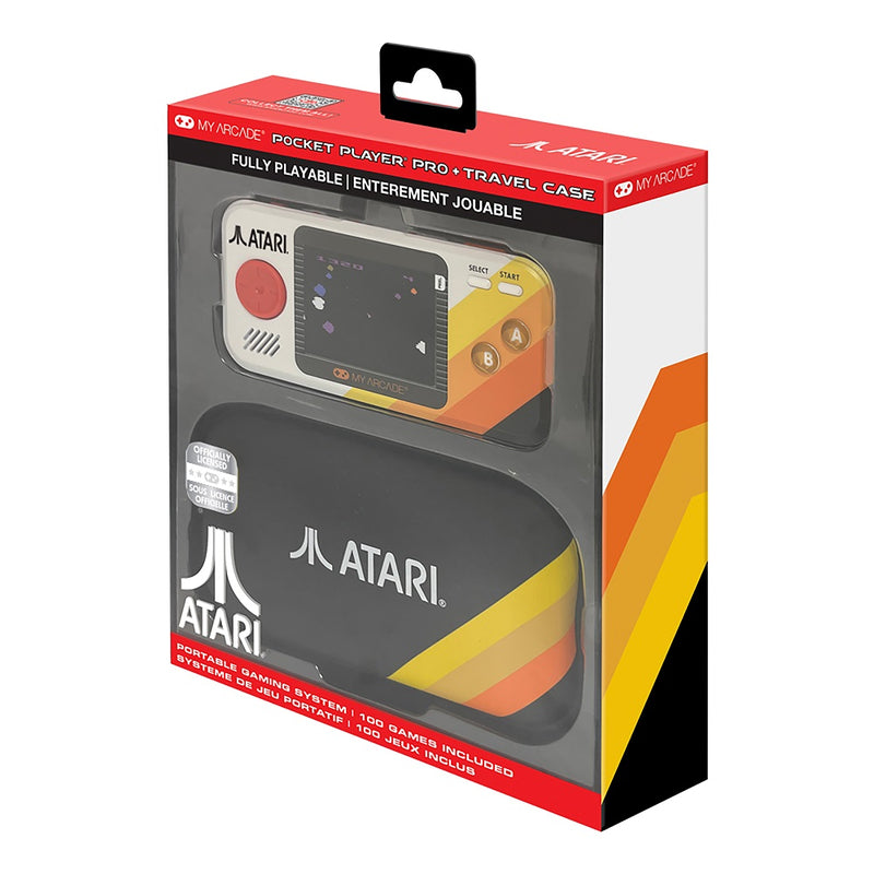 My Arcade - Pocket Player Pro Atari + housse de transport