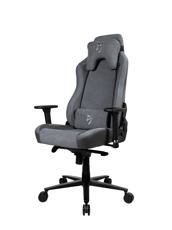 Arozzi Vernazza Vento - Chaise Gaming en tissu souple - Cendre - flash vidéo