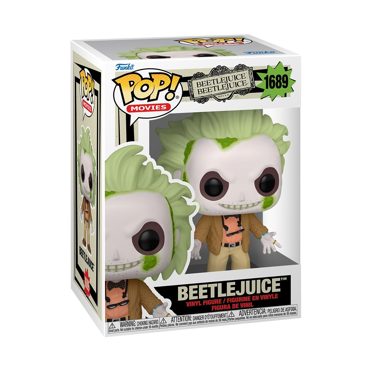 Funko Pop! Movies: Beetlejuice 2 - Beetlejuice (Chance of Special Chase Edition) - flash vidéo