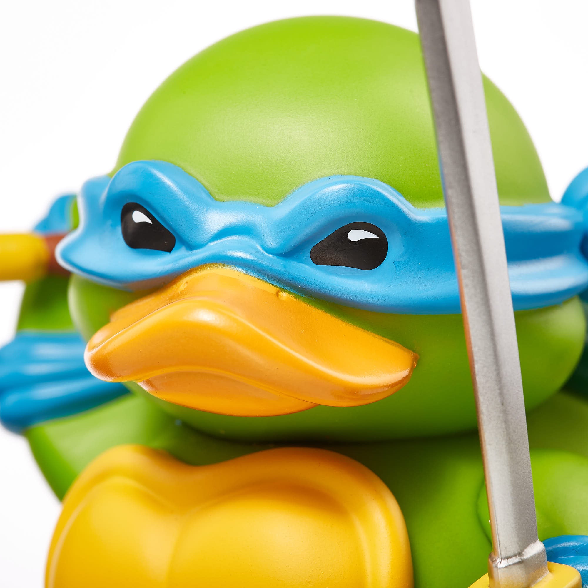 Numskull - Mini TUBBZ Canard de bain - Tortues Ninja - Leonardo (Édition baignoire) - 8cm - flash vidéo