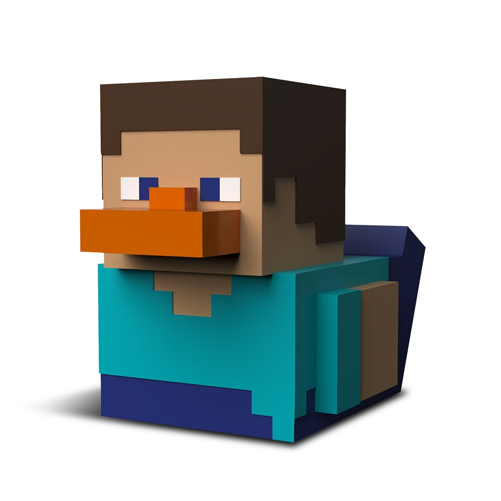Numskull - TUBBZ Canard de bain - Minecraft - Steve (Première Édition) - 9cm - flash vidéo