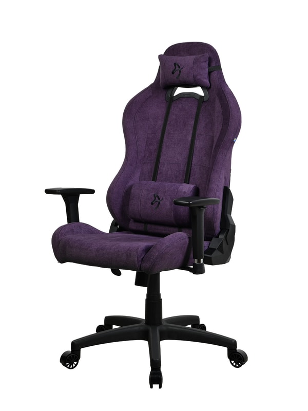 Arozzi Torretta - Chaise Gaming en tissu souple - Mauve V2 - flash vidéo
