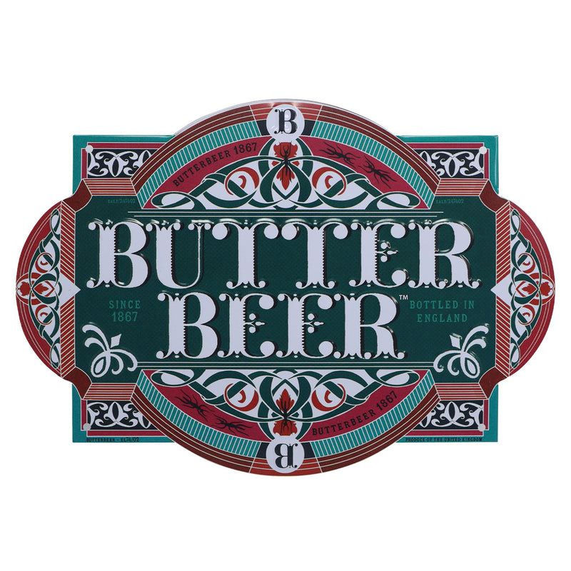 Harry Potter - Réplique panneau en tôle "Butterbeer"