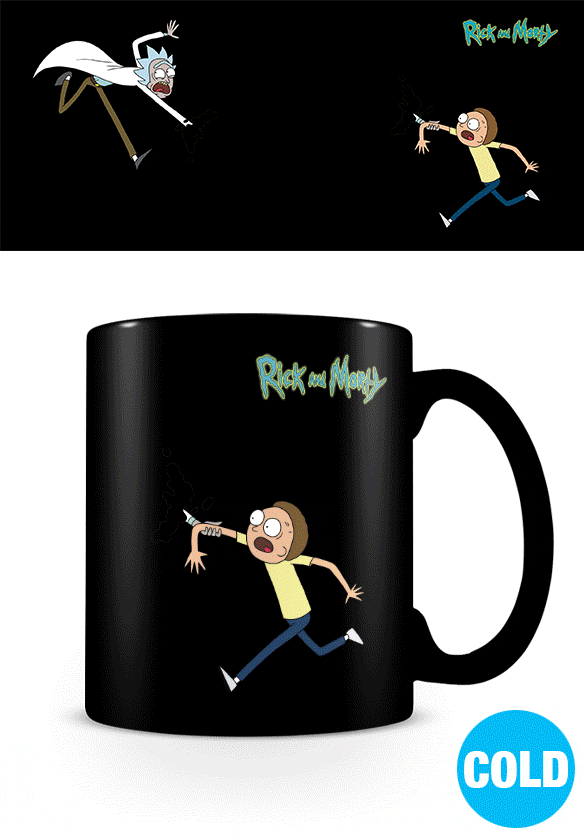 Rick et Morty - Portails Mug thermoréactif 315ml - flash vidéo