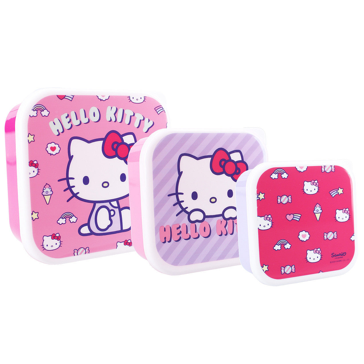 Hello Kitty - Boîte à goûter (3en1) Fresh Bites