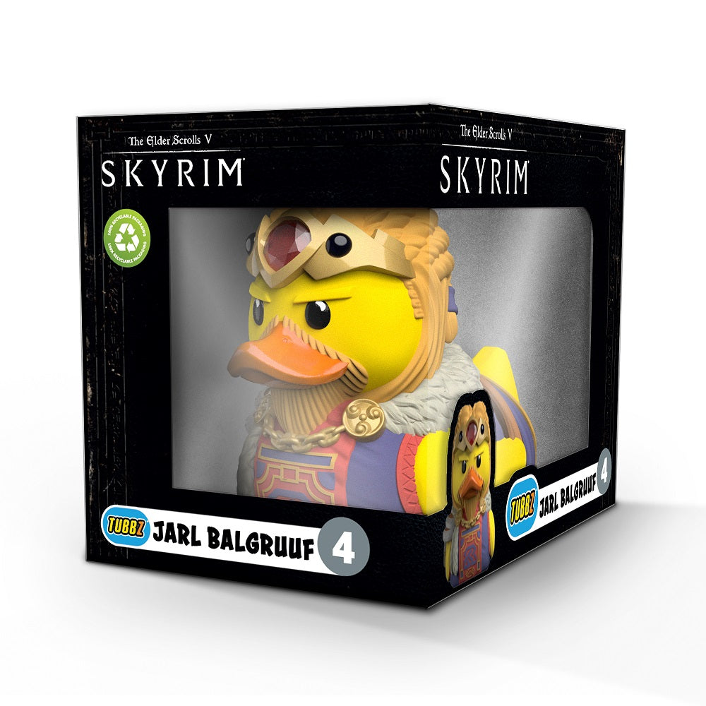 Numskull - Best of TUBBZ Boîte Canard de bain - The Elder Scrolls V : Skyrim - Jarl Balgruuf - 9cm - flash vidéo