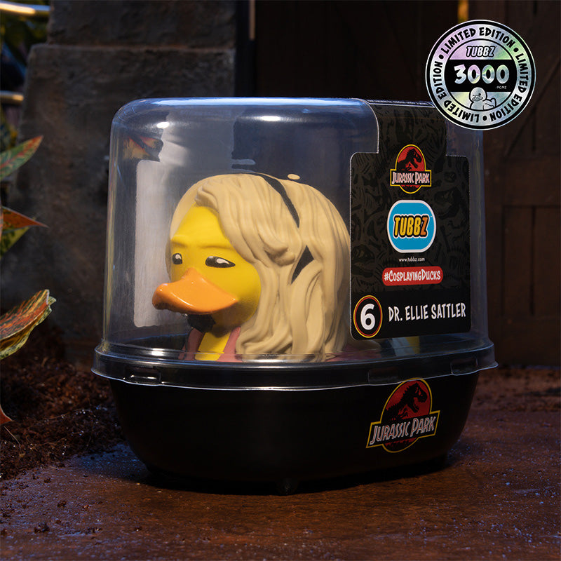 TUBBZ Canard de bain - Jurassic Park - Dr. Ellie Sattler (Édition Limitée)