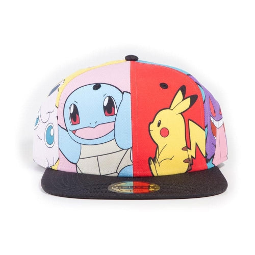 Pokémon - Casquette Snapback "Multi Pop Art" - flash vidéo