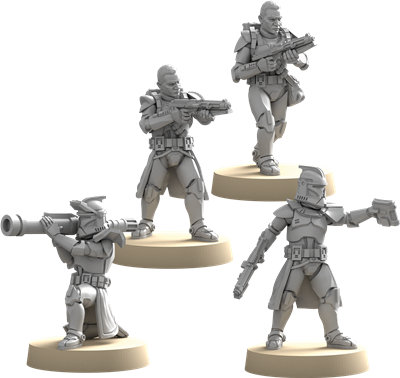 STAR WARS™ : Légion – extension d’amélioration Soldats Clones de Phase I