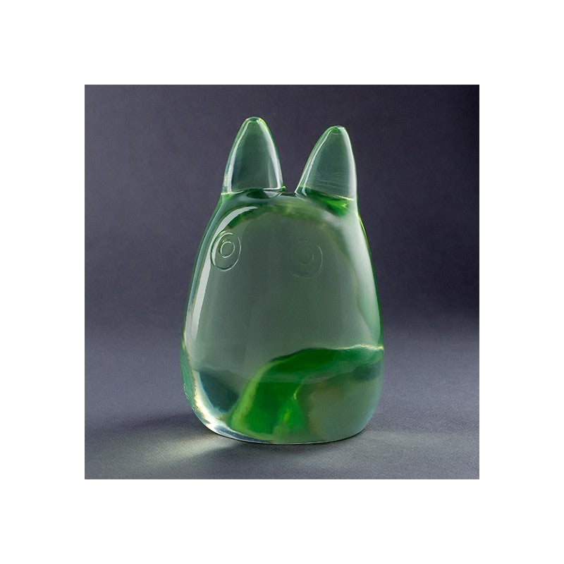 FIGURINE CRISTAL VERT TOTORO BLANC - MON VOISIN TOTORO