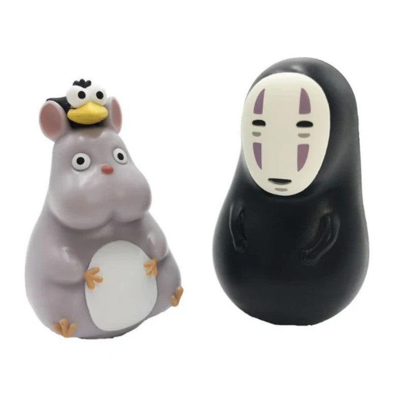 FIGURINES CULBUTO NO FACE & BOH MOUSE - LE VOYAGE DE CHIHIRO