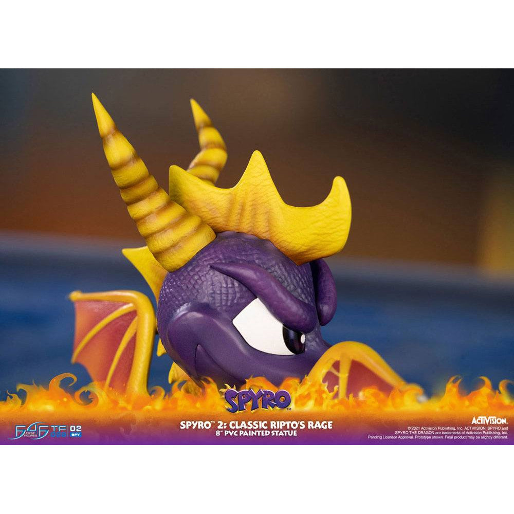 First 4 Figures - Spyro 2 : Classic Ripto's Rage - Spyro Statue Edition Standard 19cm