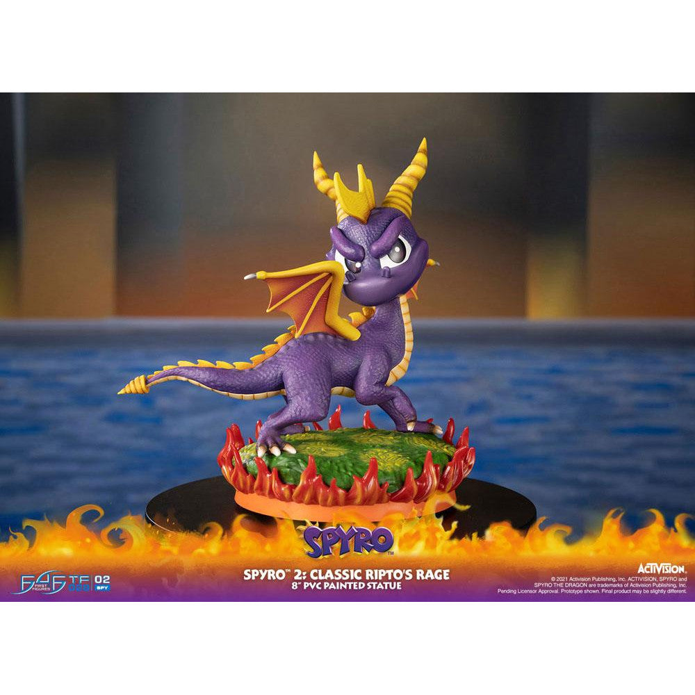 First 4 Figures - Spyro 2 : Classic Ripto's Rage - Spyro Statue Edition Standard 19cm