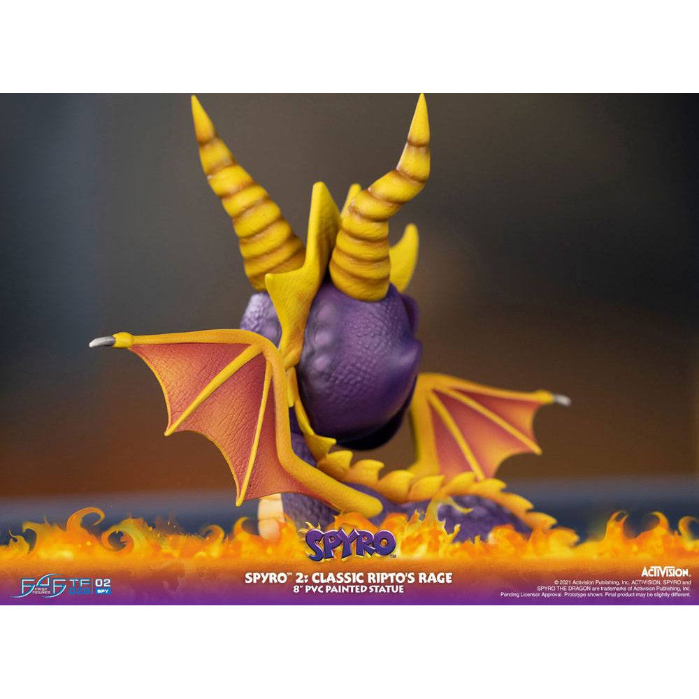 First 4 Figures - Spyro 2 : Classic Ripto's Rage - Spyro Statue Edition Standard 19cm