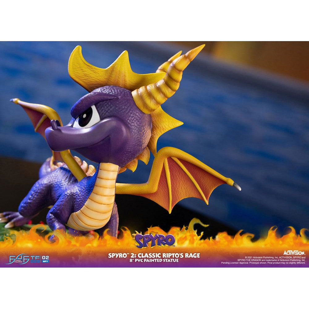 First 4 Figures - Spyro 2 : Classic Ripto's Rage - Spyro Statue Edition Standard 19cm